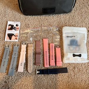 Wepro watch bands . 7 sets . NWT.
